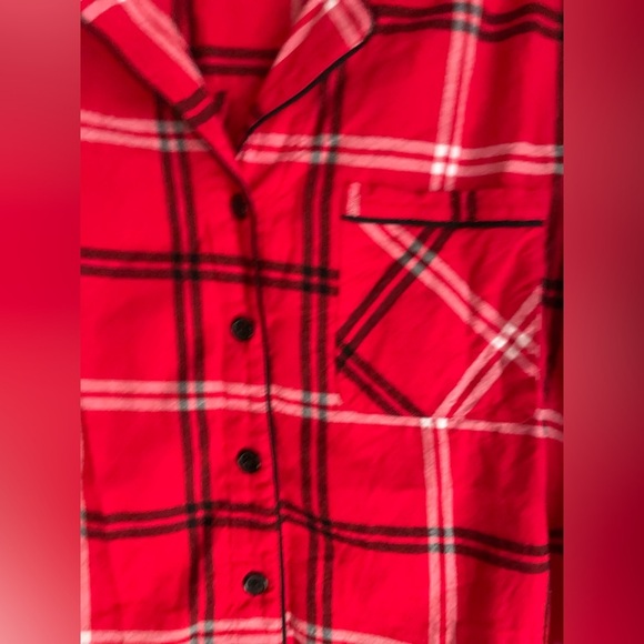 Wondershop Red Plaid Women's Pajama Top size XL - Picture 3 of 5